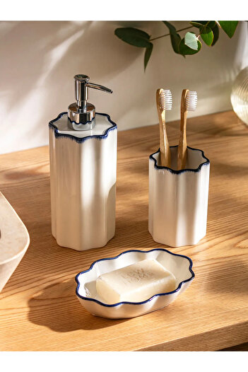 LC Waikiki LCW HOME Set de baie alb 3 buc