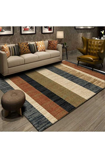 Primo Plus Modern Printed Rectangular Polypropylene Rug, Warm And Anti-slip 140 X 202