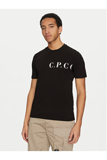 C.P. COMPANY cp company Men's T-Shirt 18CMTS139A005100W Black