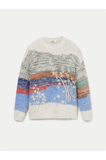 Desigual Women's Sweater 24WWJF59 Colorful
