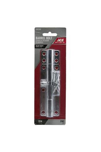 ACE Barrel Bolt (15.2 cm, Silver)