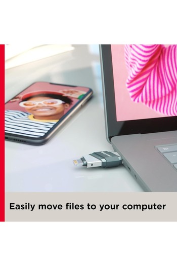 SanDisk SanDisk iXpand Flash Drive Flip 64GB – USB 3.1, for iPhone/iPad, Easy Backup & Transfer