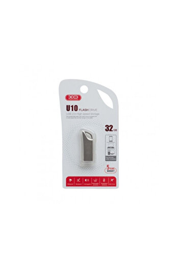 design xo USB Memory XO, U10 Flash Drive, 32GB Silver