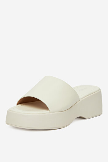 DeeZee Women's Wedge Sandals Low White Wedge 40