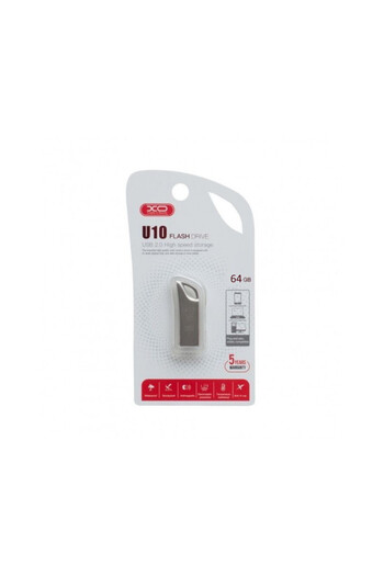 design xo USB Memory XO, U10 Flash Drive, 64GB Silver