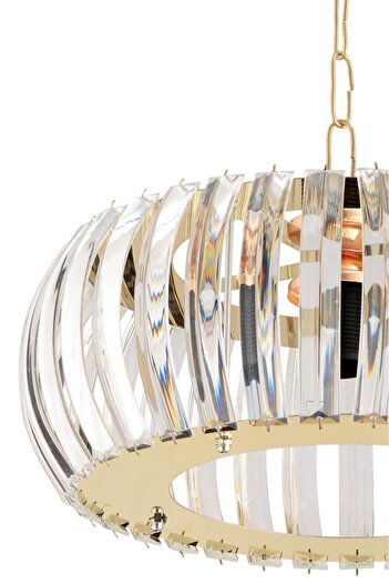 İstanbul Avize Venüs Gold 22 Cm Kristal Taşlı Avize