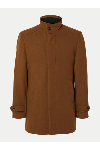 Selected Homme selected homme Men's Wool Coat 16094322 Brown