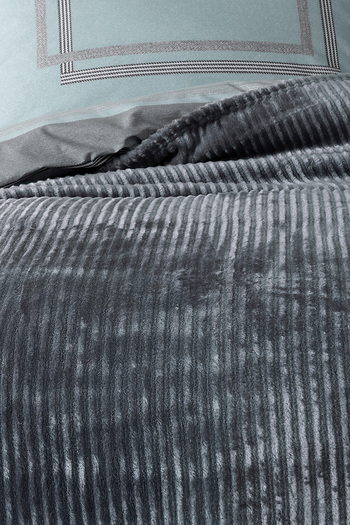 Yataş Adel Double - Anthracite Wellsoft Blanket