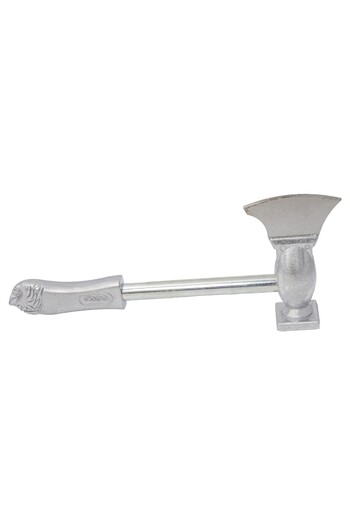 zola Hammer for cutting with a hatchet, stainless steel, 30x12 cm, silver