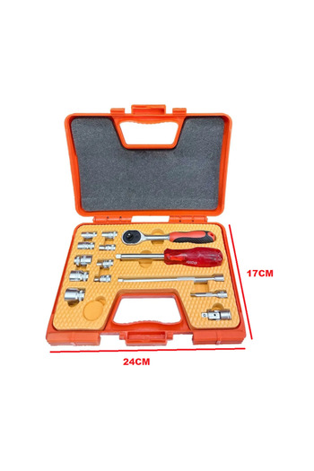 Rico 006-Rc1014 16 Piece Socket Set