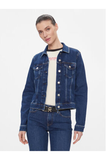 Tommy Hilfiger Women's Denim jacket WW0WW40654 Blue