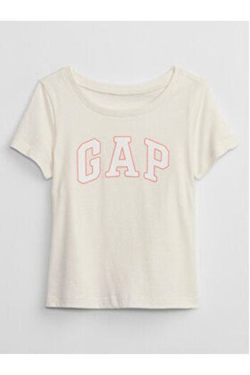GAP Tricou Gap pentru fete 459909 Ecru