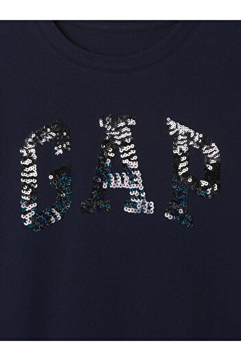 GAP Tricou pentru fete 628663-00 Bleumarin