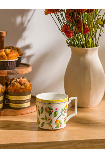 LC Waikiki Mixed Flower Printed Porcelain Mug - 320 ml