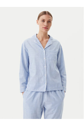 Hunkemöller hunkemoller Top de pijama pentru femei 301491 Albastru deschis