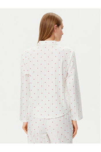 Hunkemöller hunkemoller Top de pijama pentru femei 301436 Alb