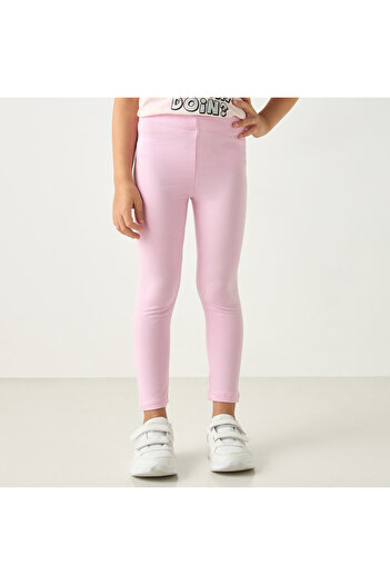 Juniors Assorted Leggings With Elasticated Waistband - Set Of 2