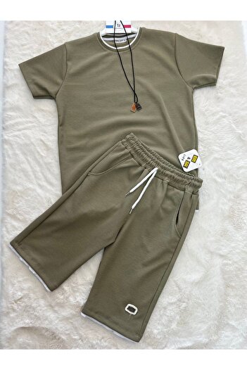 emsa Waffle Fabric Shorts and Double Necklace Gift Set