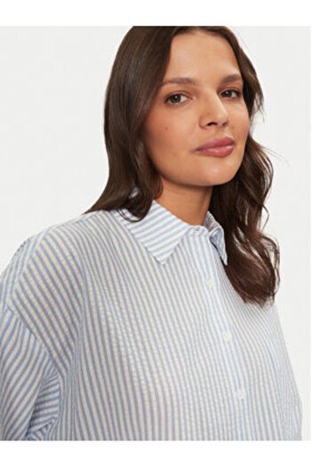 Hunkemöller hunkemoller Top de pijama pentru femei 206510 albastru