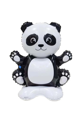 Ropet Foil balloon with stand, Panda figurine, 60 cm, Ropet