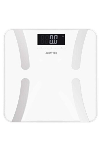 ALBATROS Albatros HARMONY bathroom scale with body analyzer White