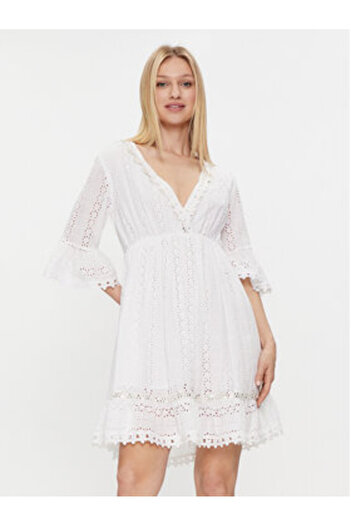 Iconique Women's Summer Dress IC24-002 White