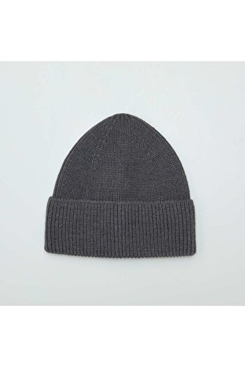 KIABI Ribbed hat GREY