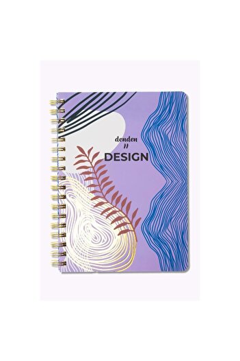 denden Redactar Purple 17X24 Line Notebook