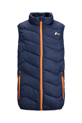 Jack & Jones Vestă Jack Jones Junior pentru băieți 12236881 Albastru marin