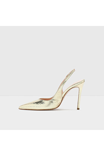 Aldo Legacı-tr - Kadın Suni Deri Gold Stiletto Bağcıksız Topuklu Ayakkabı