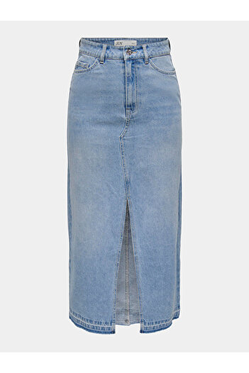 JDY Fustă din denim pentru femei 15317441 albastră