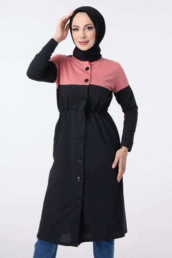 TOFİSA Pink Plain Judge Collar Women's Cap - 13057
