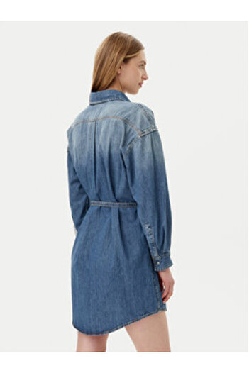 JOOP JEANS Rochie din denim pentru femei 10019654 30046673 Albastră