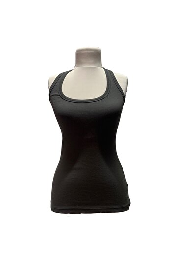 Signature Style 724300 _Women's Swimmer Type Camisole Ribbed Tank Top