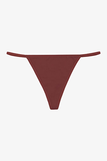 koza iç giyim Γυναικεία βαμβακερά Basic Thong εσώρουχα 3 Συσκευασία