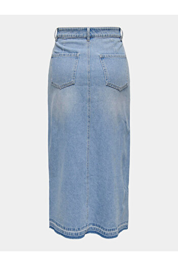 JDY Fustă din denim pentru femei 15317441 albastră