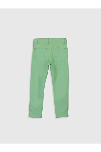 LC Waikiki Lcw Kids Green Super Skinny Gabardine Boy's Trousers