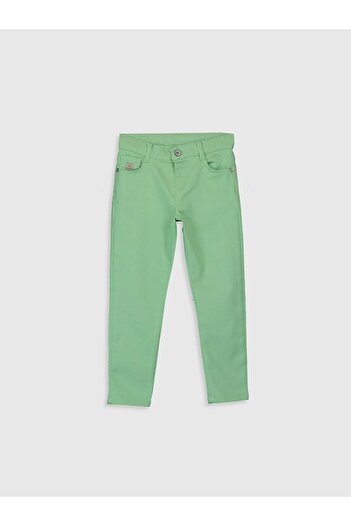 LC Waikiki Lcw Kids Green Super Skinny Gabardine Boy's Trousers