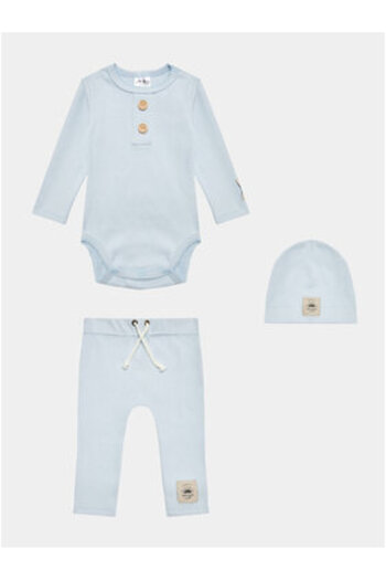 Jamiks Set unisex pentru copii, body și pantaloni JZG371 albastru deschis