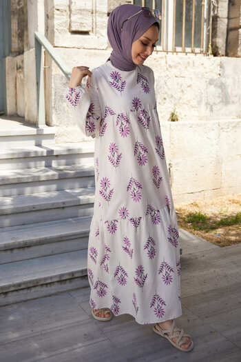 TOFİSA Dress Fusya - 10363