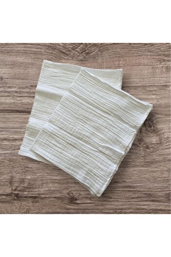 The Byzia Drying Cloth 2 Pack 100% Cotton Multi Muslin 50X60 Kitchen Bathroom Natural Cloth Kitchen Towel