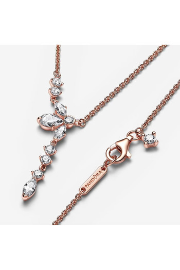 Pandora Shiny necklace with herbarium group - 45cm