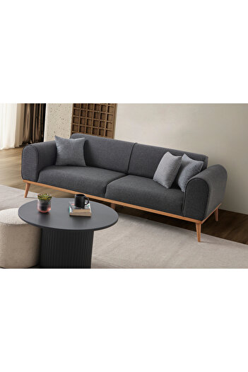 EDSY HOME Rebul 3+3+1 Koltuk Takımı Antrasit