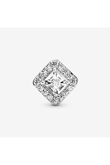 Pandora Pandora Halo Charm with Geometric Shine Zirconia and 925 Silver