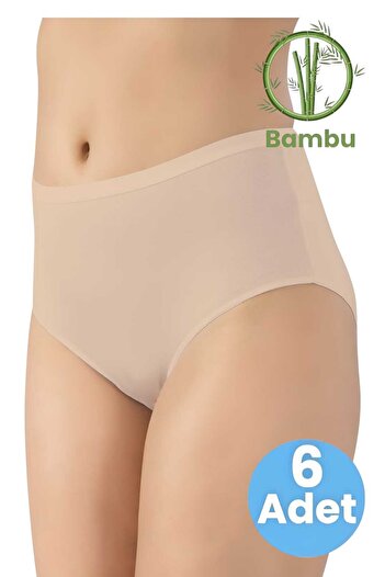 Tezzgelsin Women's 6-Piece Bamboo Non-Marking Bato Panties