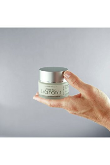 Essence Face Cream with Diamond Powder, Intensive Hydration and Shine, Essence Diamond Luxury, 50ml