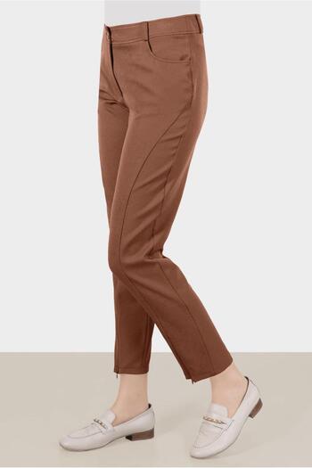 Alvina 70383 Model Zipper Detailed Pants