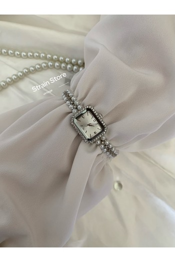 chaoyada Pearl Silver Vintage Watch Special Day in Gift Box