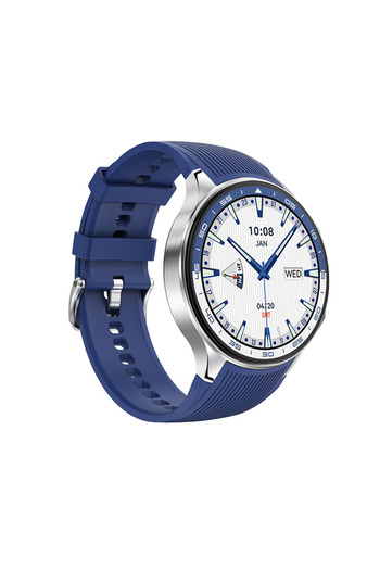 Smart Vibe Smartwatch AMOLED Always ON DTX™ WATCH 1.43" 3D Surround Vision, Bluetooth Call, Multi Sport, Blue