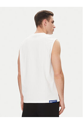 Karl Lagerfeld Men's Tank top A2M17053 White